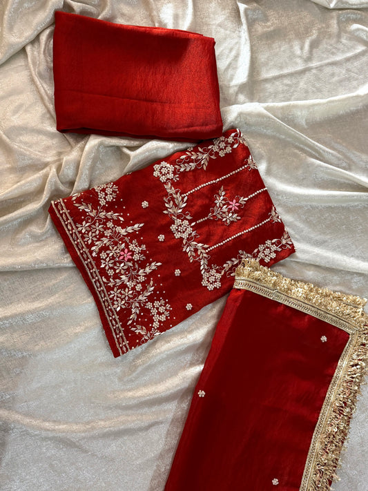 Pure zardozi work suit | | Karishma Emporium | Elegance in Making Pure Zardozi Women wear