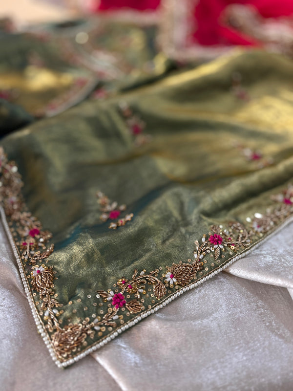 BEAUTIFUL ZARDOZI GHARARA | | Karishma Emporium | Elegance in Making Pure Zardozi Women wear