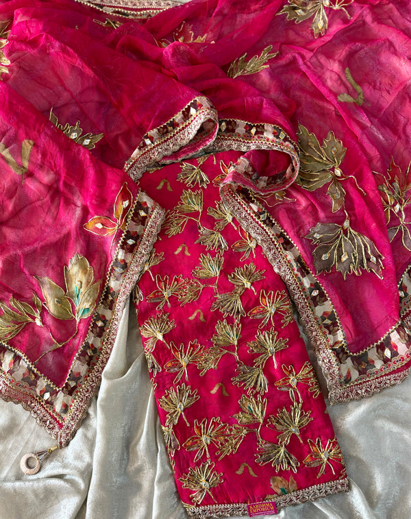 PUNJABI SUITS | | Karishma Emporium | Elegance in Making Pure Zardozi Women wear
