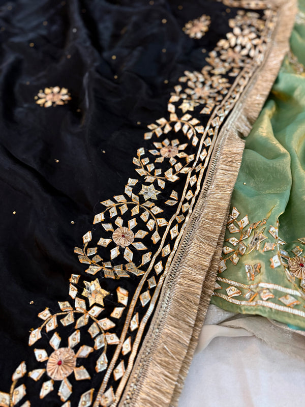 “GOTA PATTI” | | Karishma Emporium | Elegance in Making Pure Zardozi Women wear