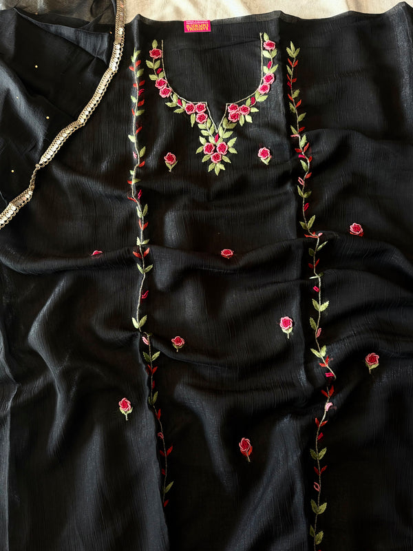 BLACK BEAUTY | | Karishma Emporium | Elegance in Making Pure Zardozi Women wear