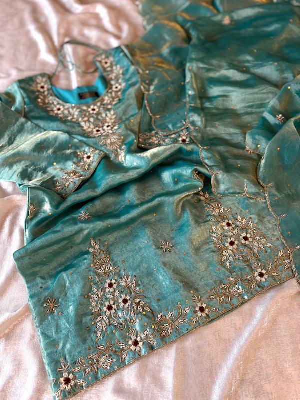 DABKA GHARARA | | Karishma Emporium | Elegance in Making Pure Zardozi Women wear