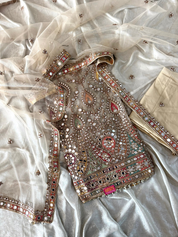 PUNJABI WEDDING SUITS | | Karishma Emporium | Elegance in Making Pure Zardozi Women wear