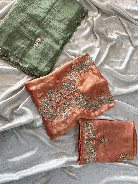 BEAUTIFUL HANDWORK SUIT | | Karishma Emporium | Elegance in Making Pure Zardozi Women wear