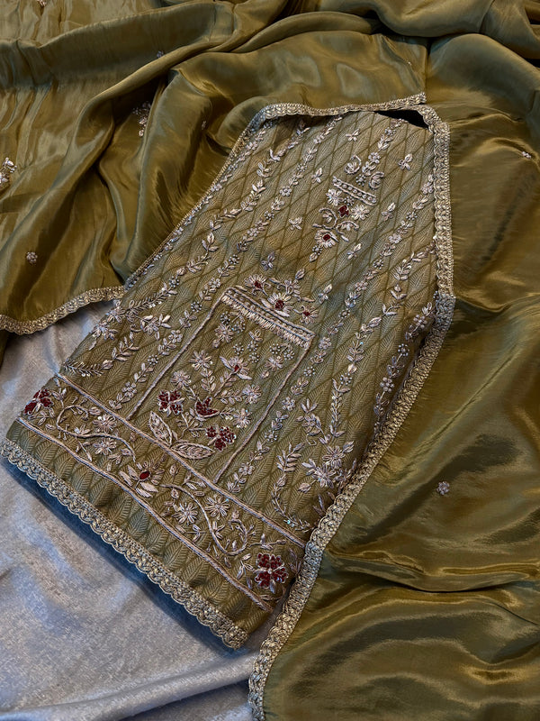 Dabka suits | | Karishma Emporium | Elegance in Making Pure Zardozi Women wear