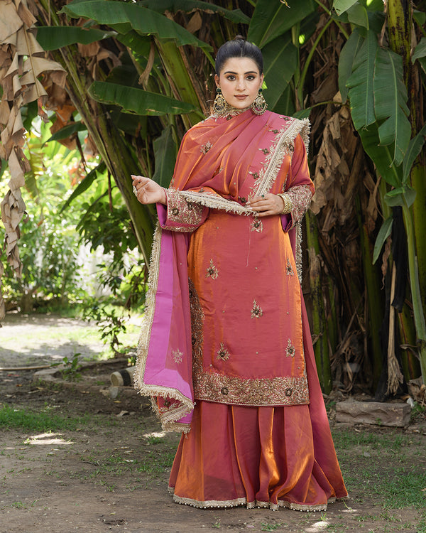 Sharara by Jasmine gill | | Karishma Emporium | Elegance in Making Pure Zardozi Women wear