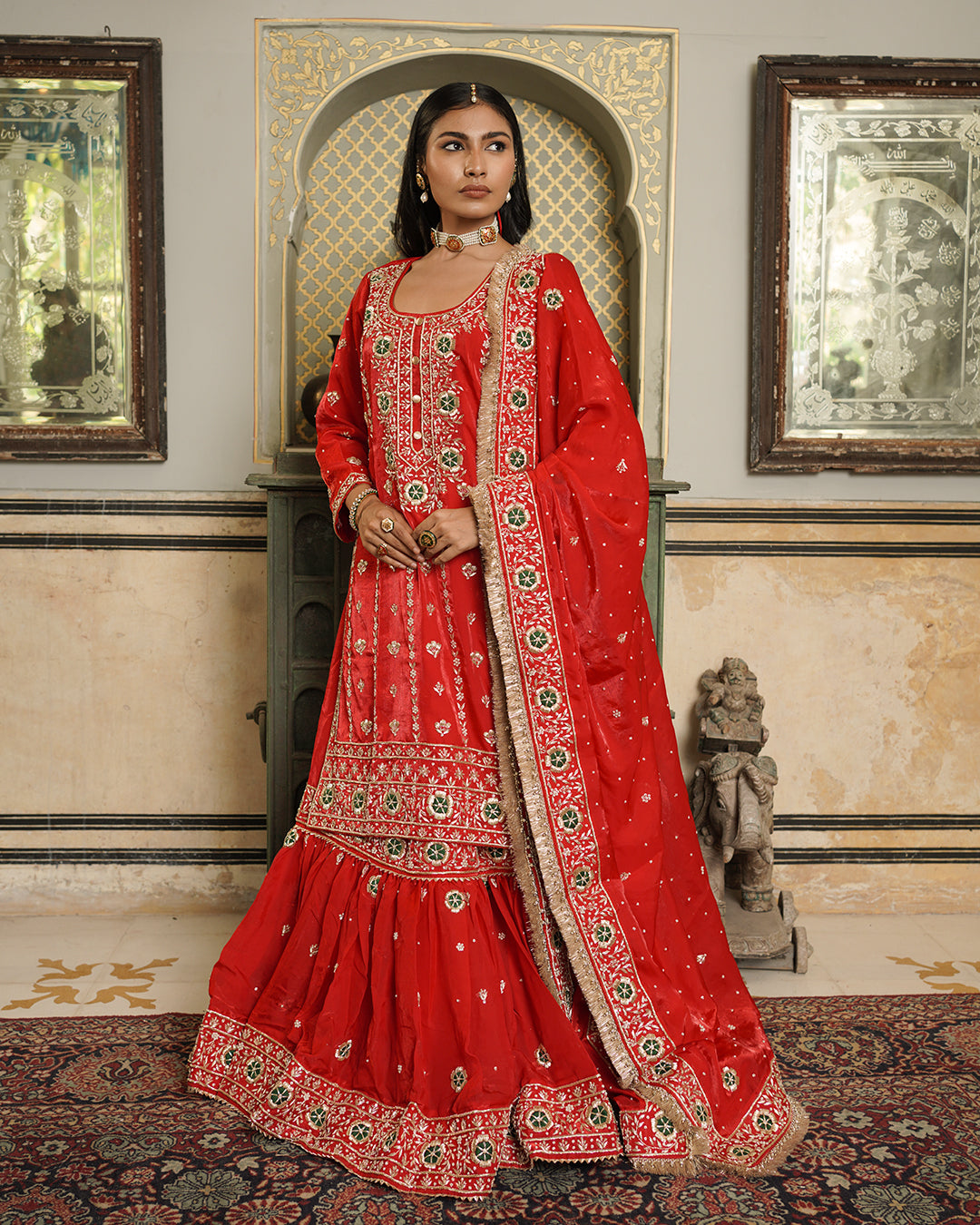 Farshi by huda-baksh Italian Shimar fabric