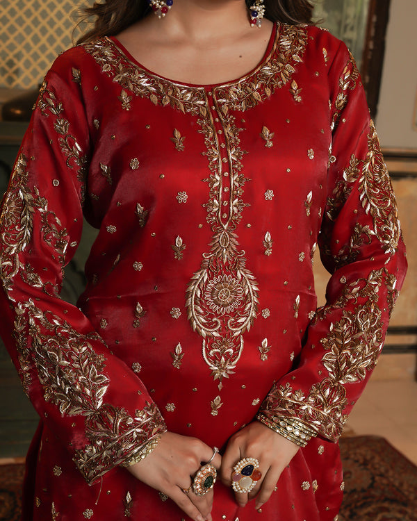 Farshi by veer-Zara | | Karishma Emporium | Elegance in Making Pure Zardozi Women wear