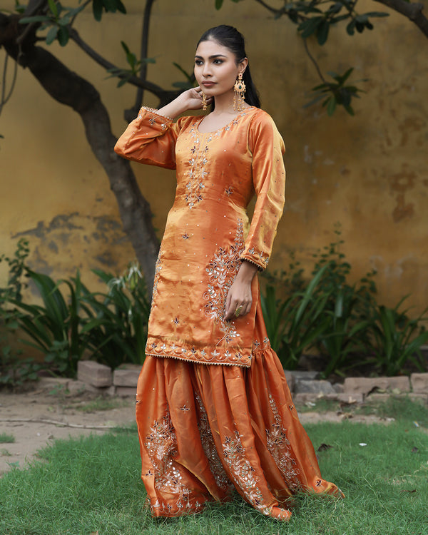 Gharara by Naaz begum | | Karishma Emporium | Elegance in Making Pure Zardozi Women wear
