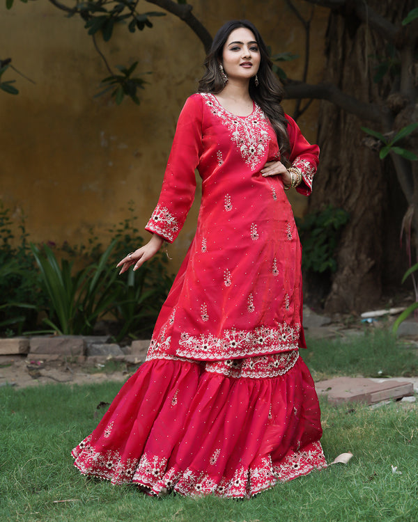 Farshi by Al Noor | | Karishma Emporium | Elegance in Making Pure Zardozi Women wear