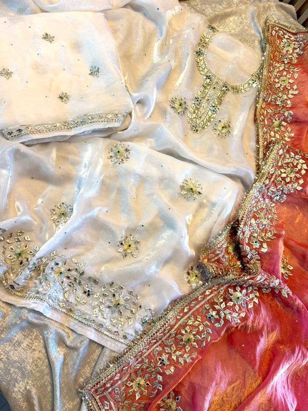 gota Patti suit | | Karishma Emporium | Elegance in Making Pure Zardozi Women wear