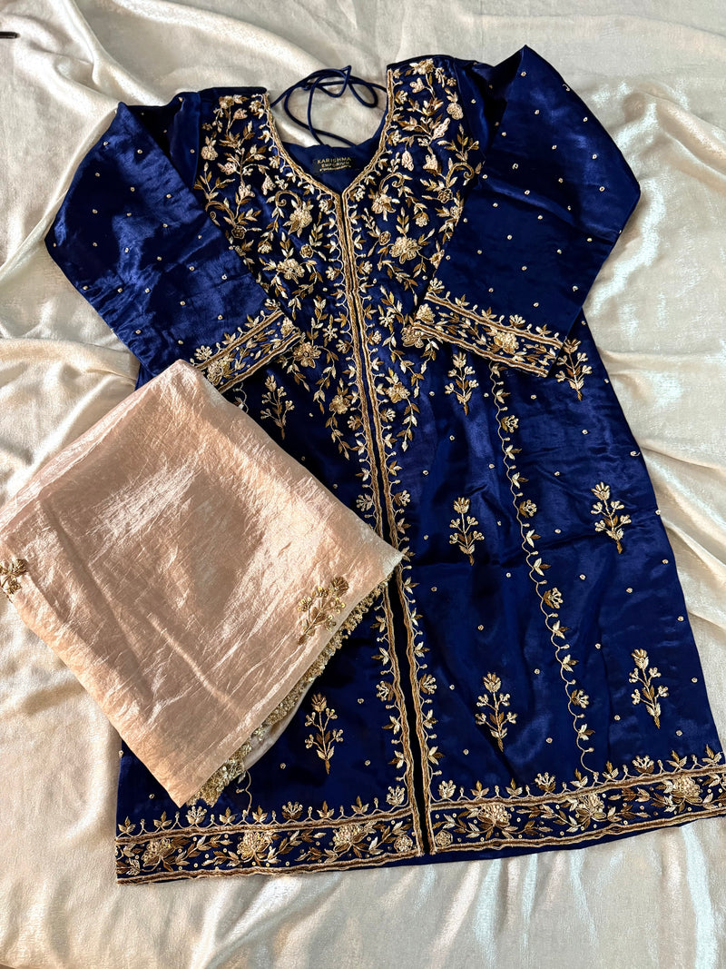 ZARDOZI GHARARA |  | Karishma Emporium | Elegance in Making Pure Zardozi Women wear