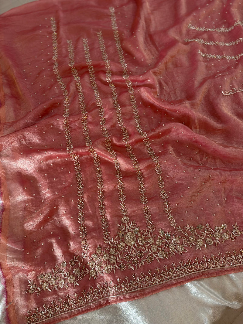 PURE DABKA WORK SUITS |  | Karishma Emporium | Elegance in Making Pure Zardozi Women wear