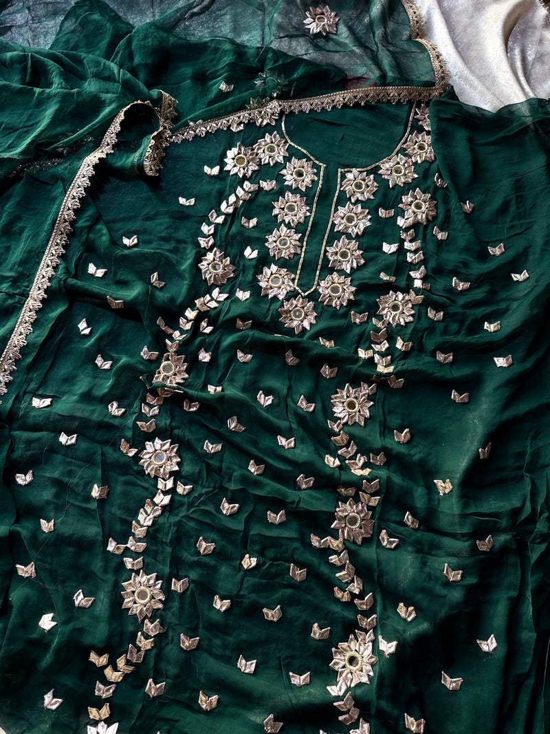 Gota Patti suits |  | Karishma Emporium | Elegance in Making Pure Zardozi Women wear