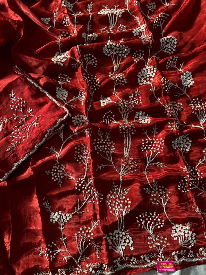 WEDDING SUITS |  | Karishma Emporium | Elegance in Making Pure Zardozi Women wear