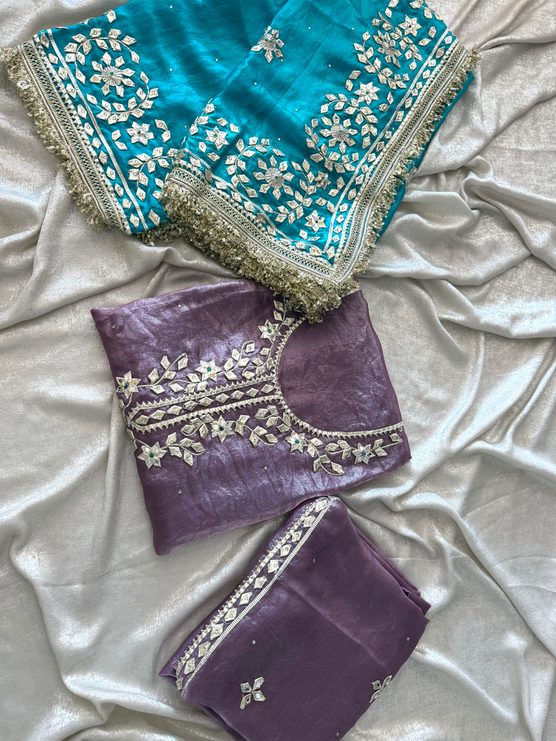 GOTA PATTI |  | Karishma Emporium | Elegance in Making Pure Zardozi Women wear