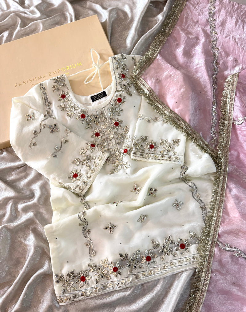 Gota Patti gharara |  | Karishma Emporium | Elegance in Making Pure Zardozi Women wear