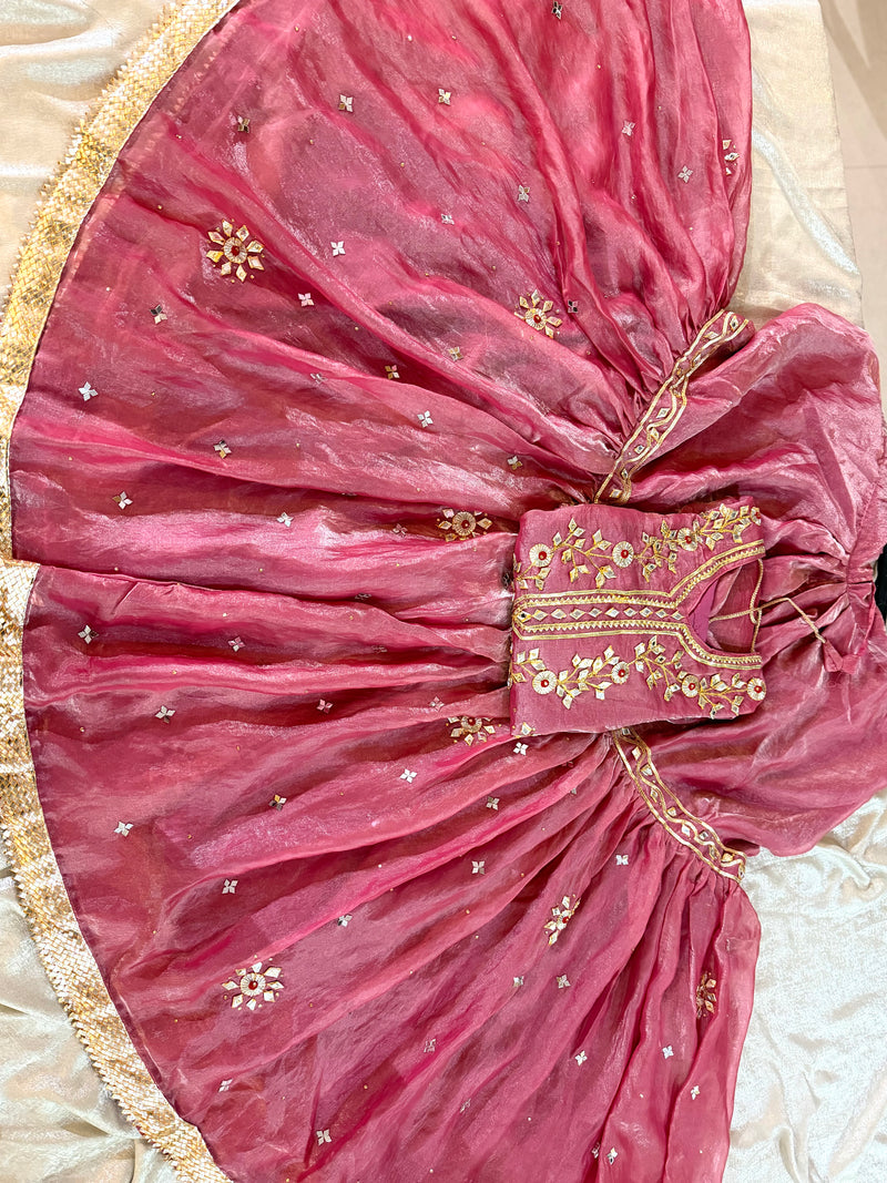 SIDERS GHARARA IN GOTA PATTI |  | Karishma Emporium | Elegance in Making Pure Zardozi Women wear