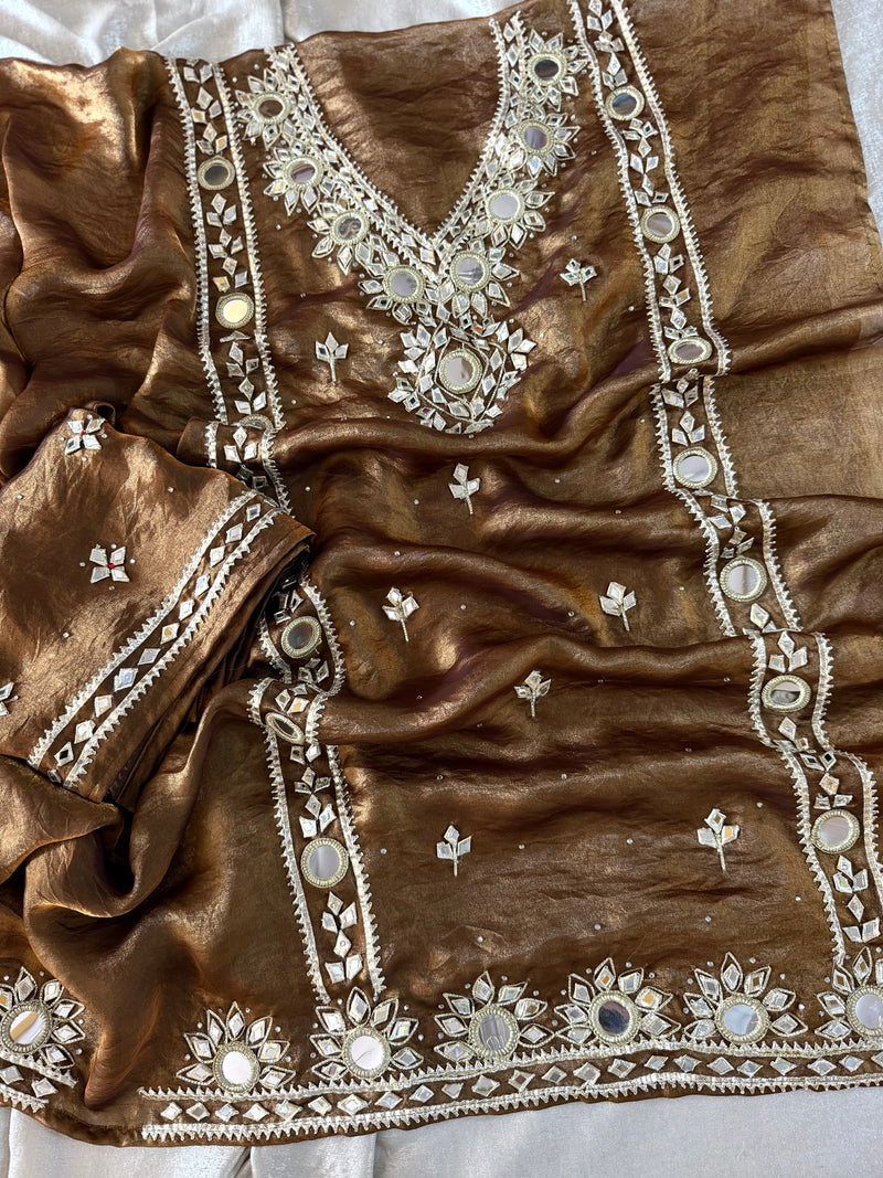 NEW GOTA PATTI DESIGNS |  | Karishma Emporium | Elegance in Making Pure Zardozi Women wear