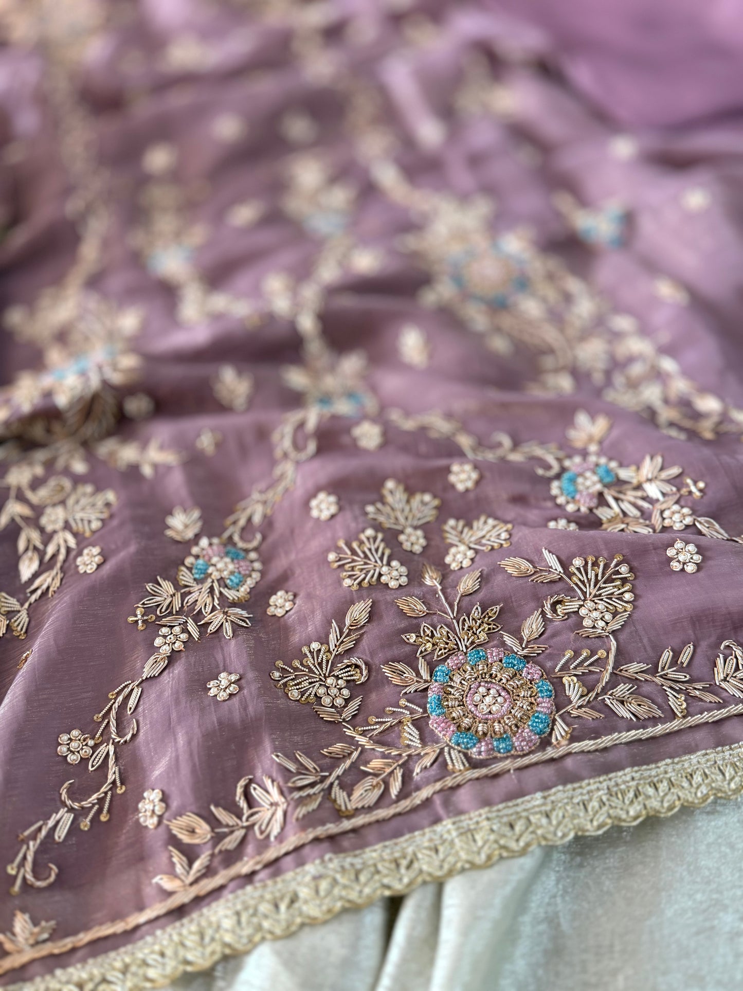 PURE ZARDOZI WORK SUIT