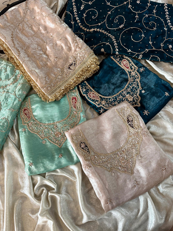 PUNJABI SUITS |  | Karishma Emporium | Elegance in Making Pure Zardozi Women wear