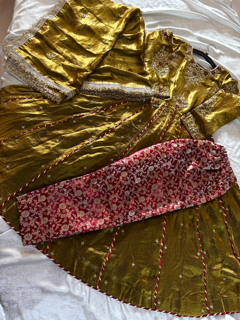 ZARDOZI ANARKALI |  | Karishma Emporium | Elegance in Making Pure Zardozi Women wear