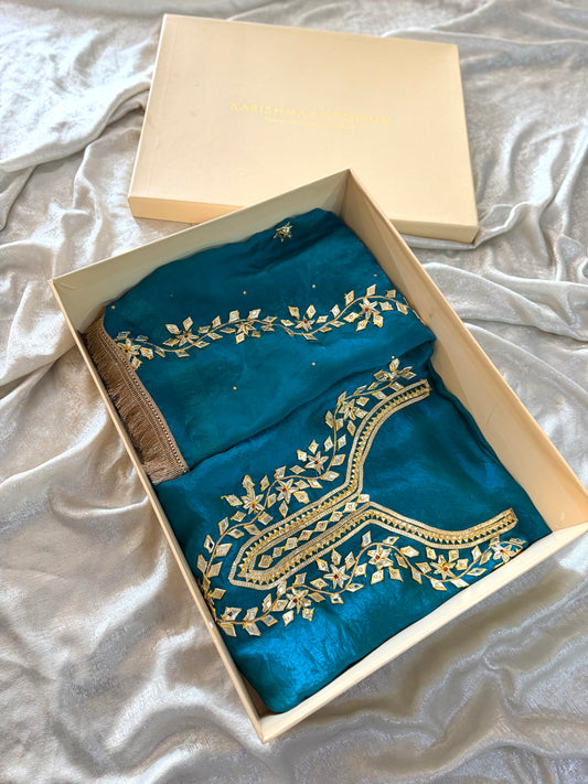 GOTA PATTI SUITS |  | Karishma Emporium | Elegance in Making Pure Zardozi Women wear