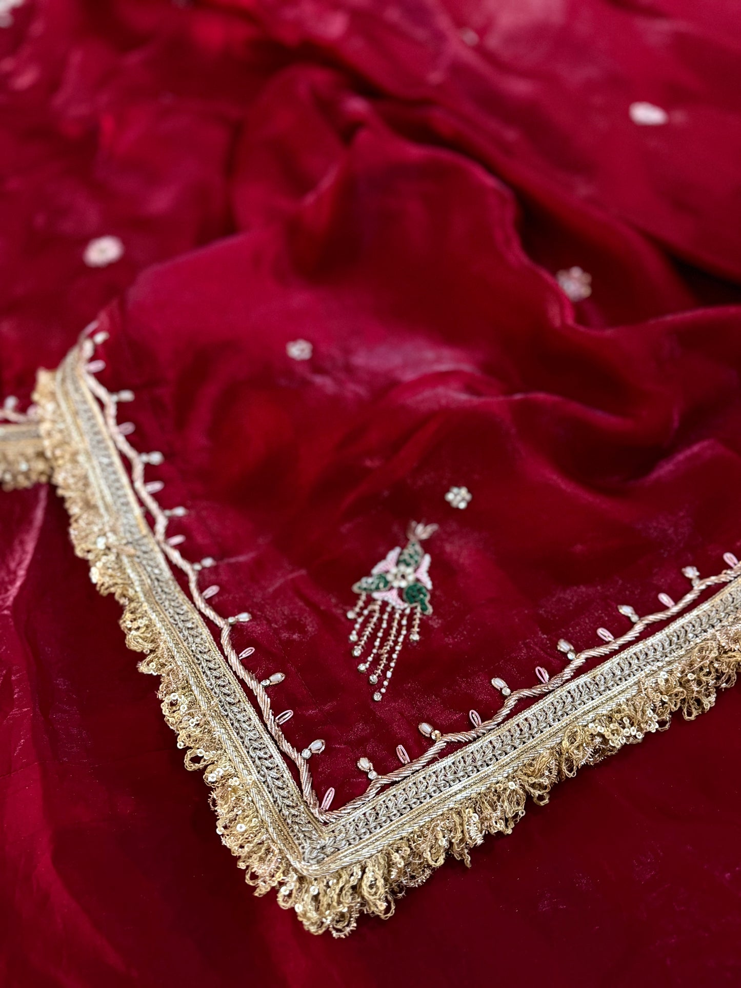 ZARDOZI PLAZO SET IN MAROON