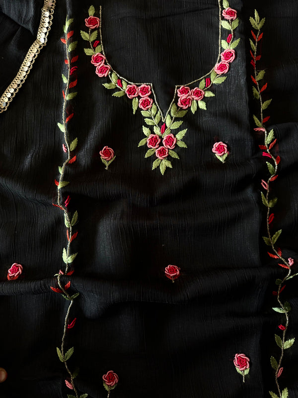 BLACK BEAUTY |  | Karishma Emporium | Elegance in Making Pure Zardozi Women wear