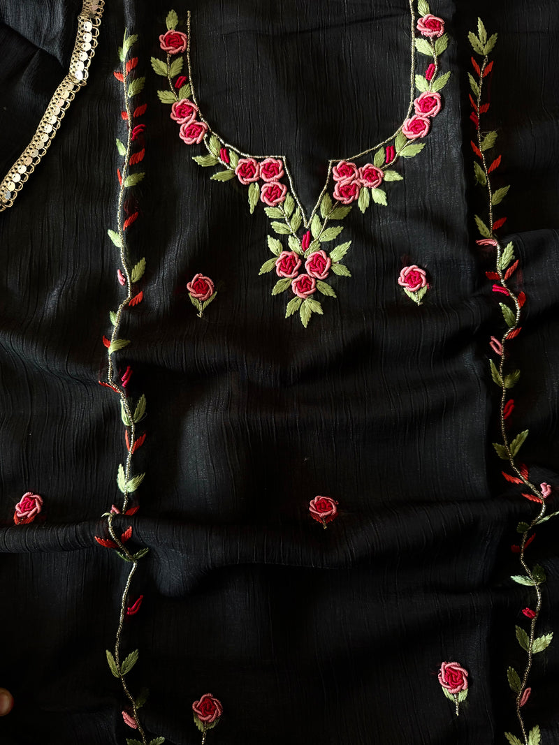 BLACK BEAUTY |  | Karishma Emporium | Elegance in Making Pure Zardozi Women wear