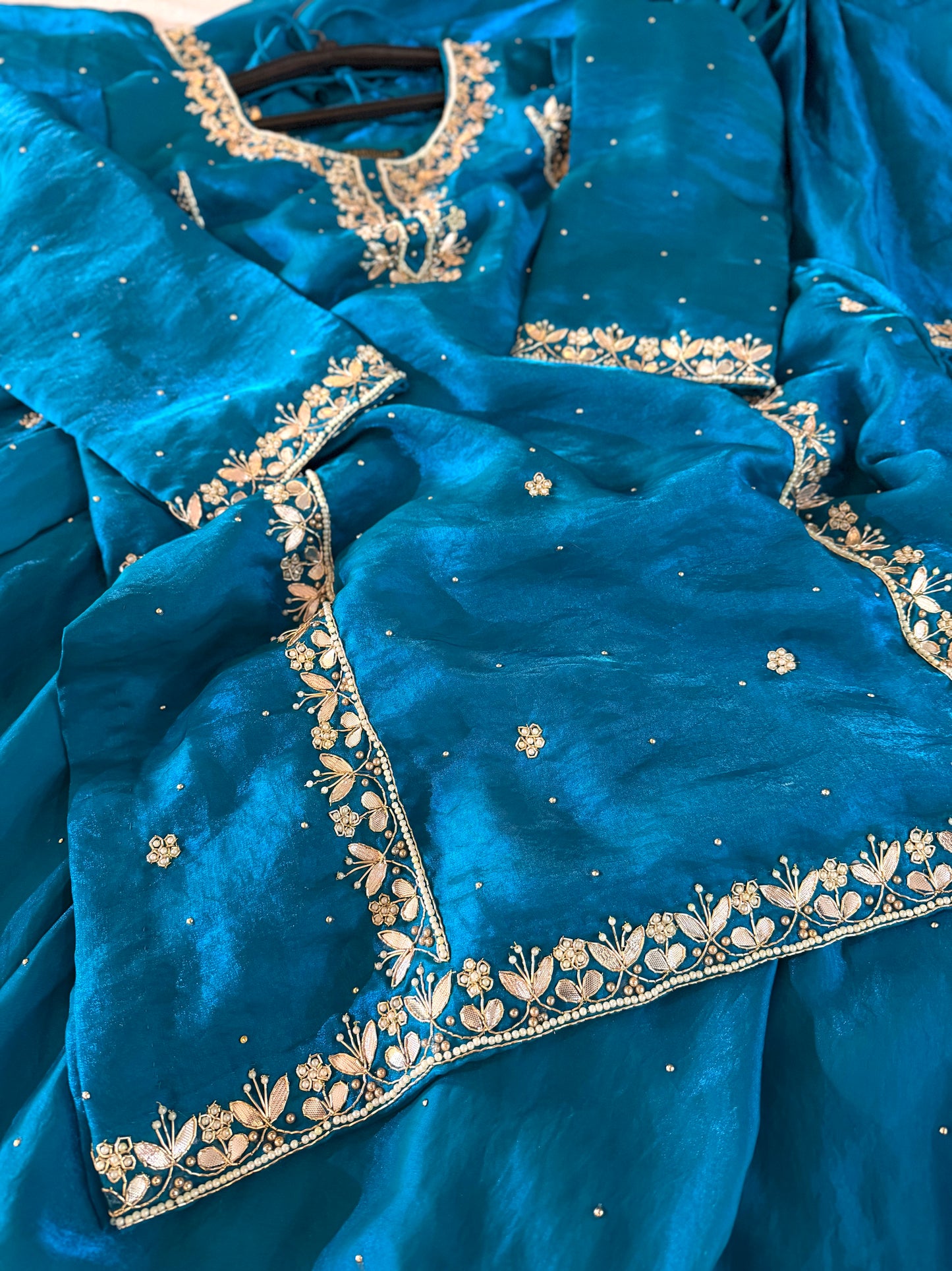 BEAUTIFUL GHARARA IN DABKA WORK