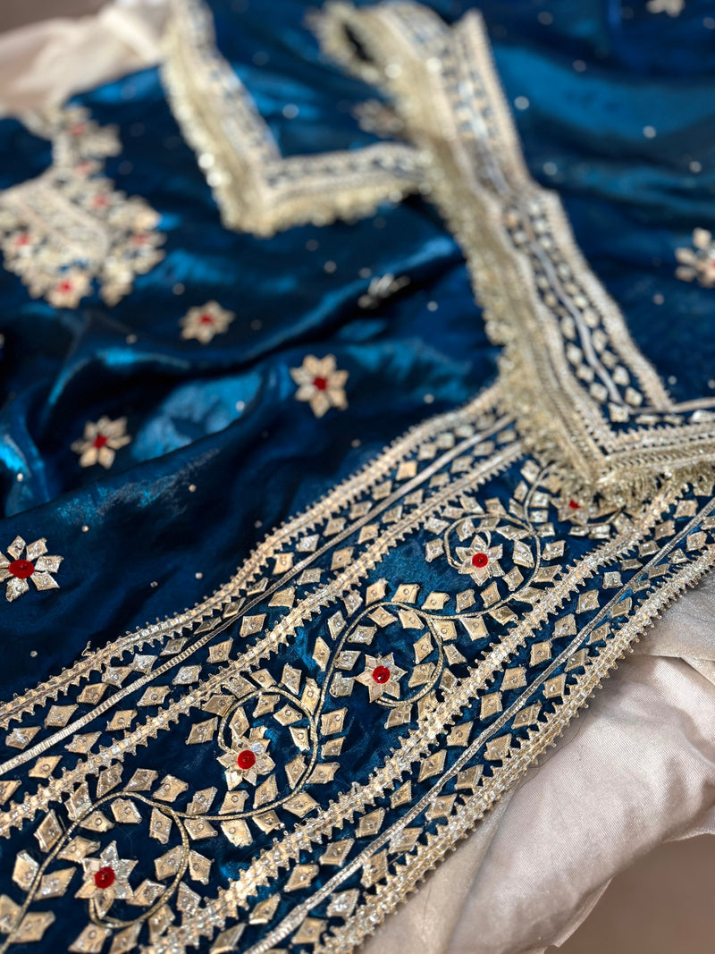 NEW GOTA PATTI SUITS |  | Karishma Emporium | Elegance in Making Pure Zardozi Women wear