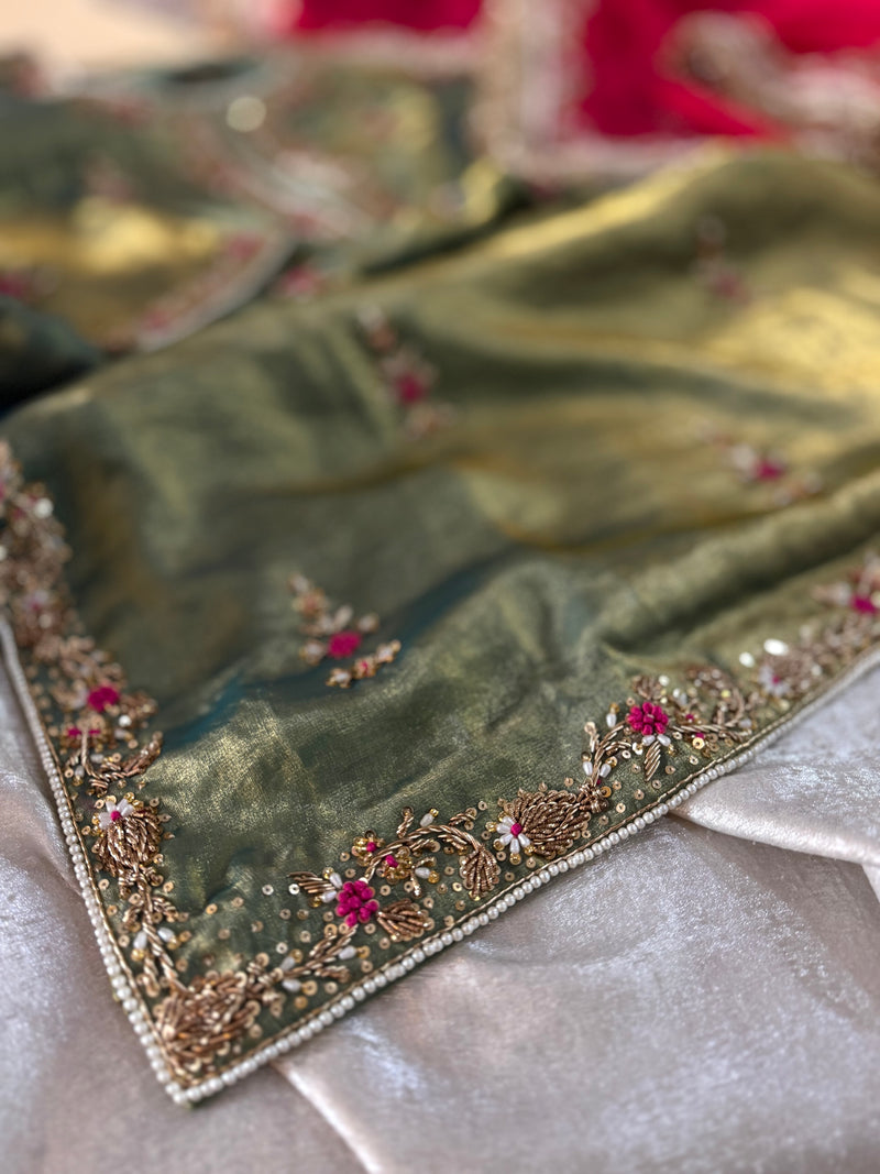 BEAUTIFUL ZARDOZI GHARARA |  | Karishma Emporium | Elegance in Making Pure Zardozi Women wear