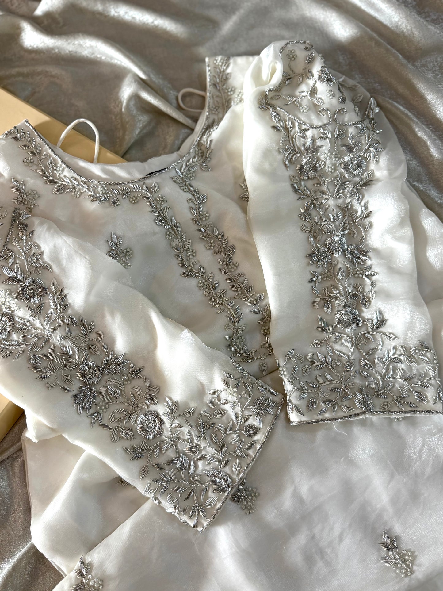 ANTIQUE ZARDOZI GHARARA