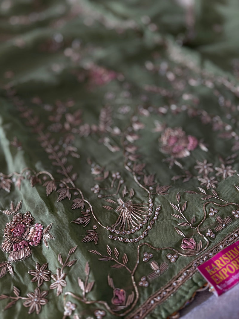 PURE DABKA SUITS |  | Karishma Emporium | Elegance in Making Pure Zardozi Women wear