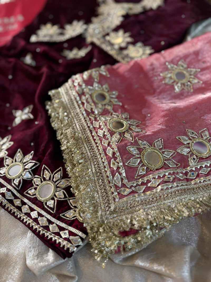 Gota Patti gharara |  | Karishma Emporium | Elegance in Making Pure Zardozi Women wear