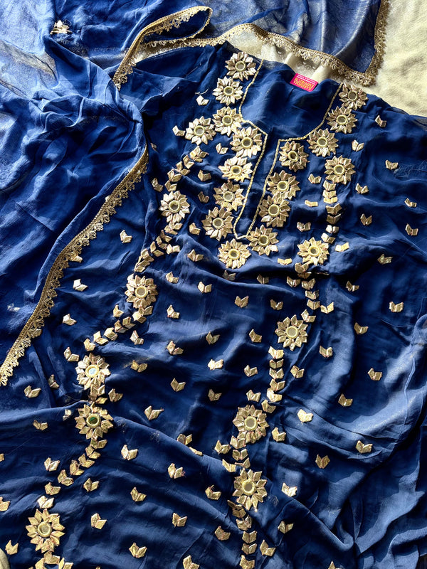 Gota Patti suits |  | Karishma Emporium | Elegance in Making Pure Zardozi Women wear