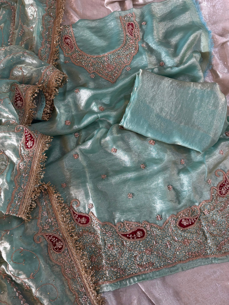 PUNJABI SUITS |  | Karishma Emporium | Elegance in Making Pure Zardozi Women wear