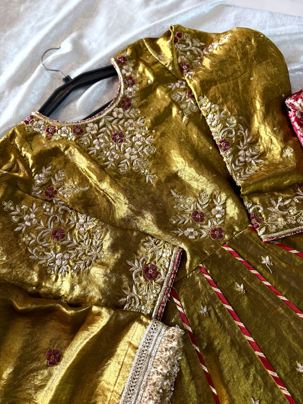 ZARDOZI ANARKALI |  | Karishma Emporium | Elegance in Making Pure Zardozi Women wear