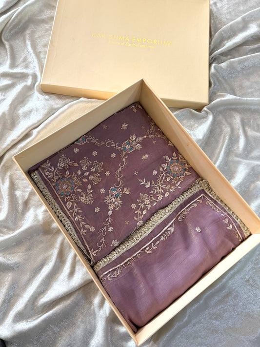 PURE ZARDOZI WORK SUIT |  | Karishma Emporium | Elegance in Making Pure Zardozi Women wear