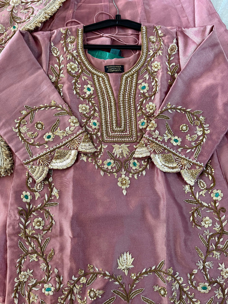 ANTIQUE ZARDOZI |  | Karishma Emporium | Elegance in Making Pure Zardozi Women wear