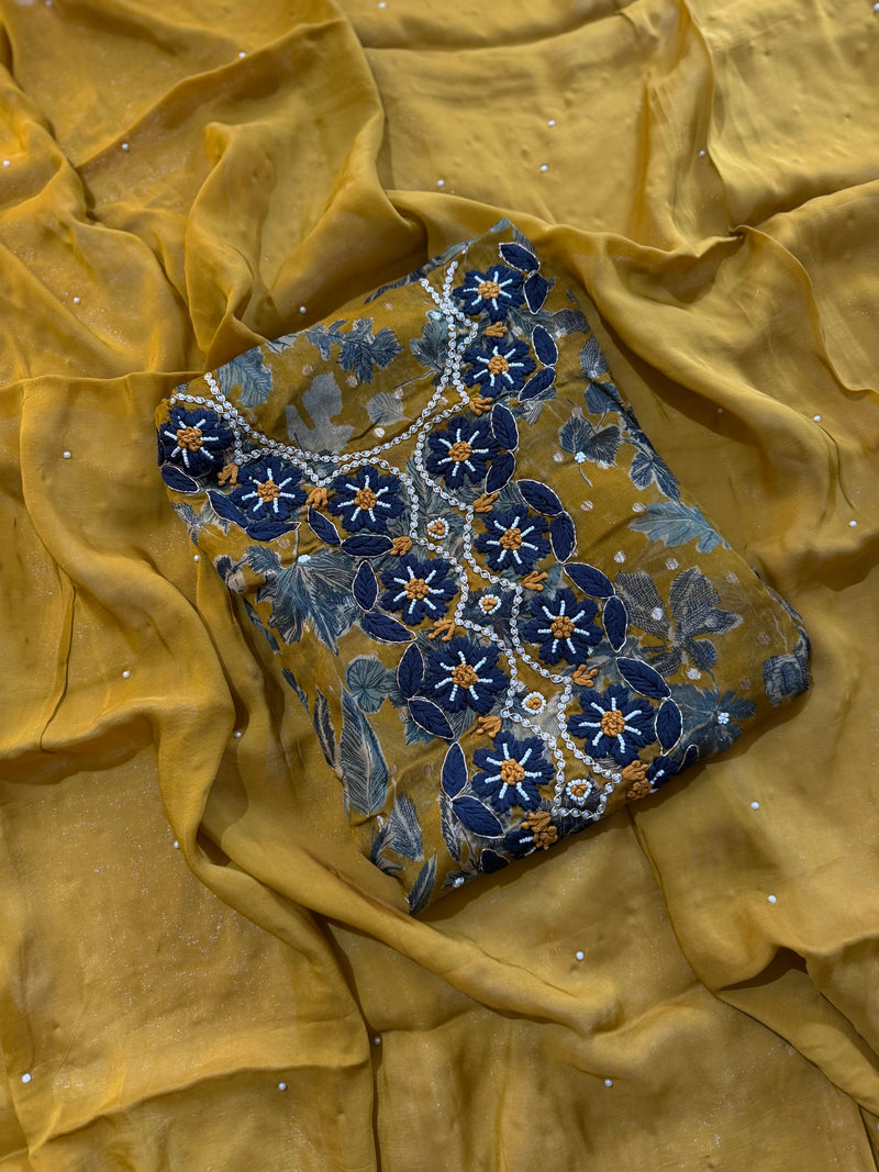 BEAUTIFUL PARTYWEAR SUIT |  | Karishma Emporium | Elegance in Making Pure Zardozi Women wear