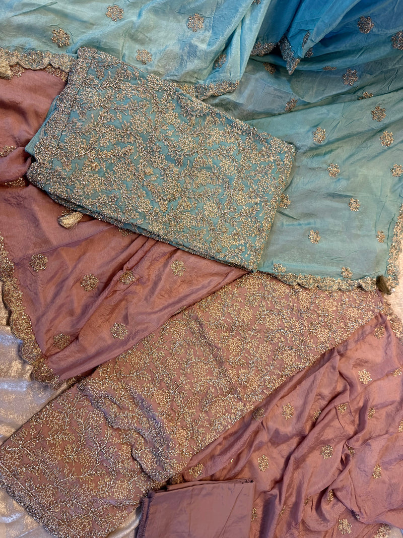 NEW WEDDING SUITS |  | Karishma Emporium | Elegance in Making Pure Zardozi Women wear
