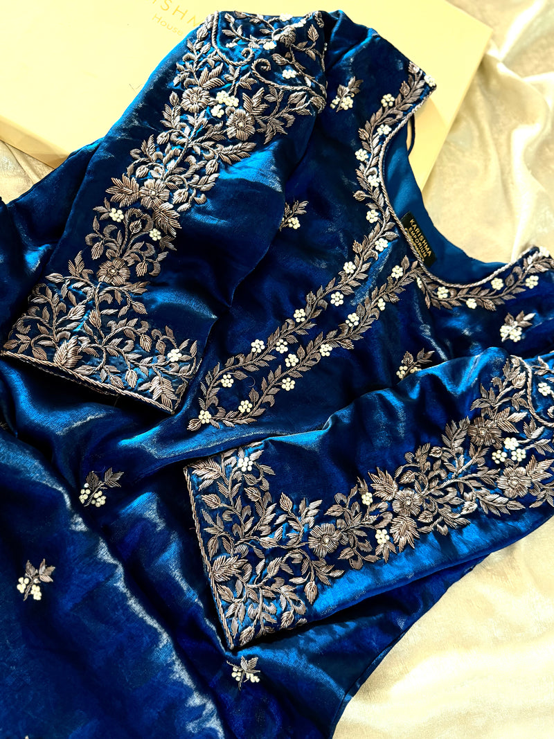 ANTIQUE ZARDOZI GHARARA |  | Karishma Emporium | Elegance in Making Pure Zardozi Women wear