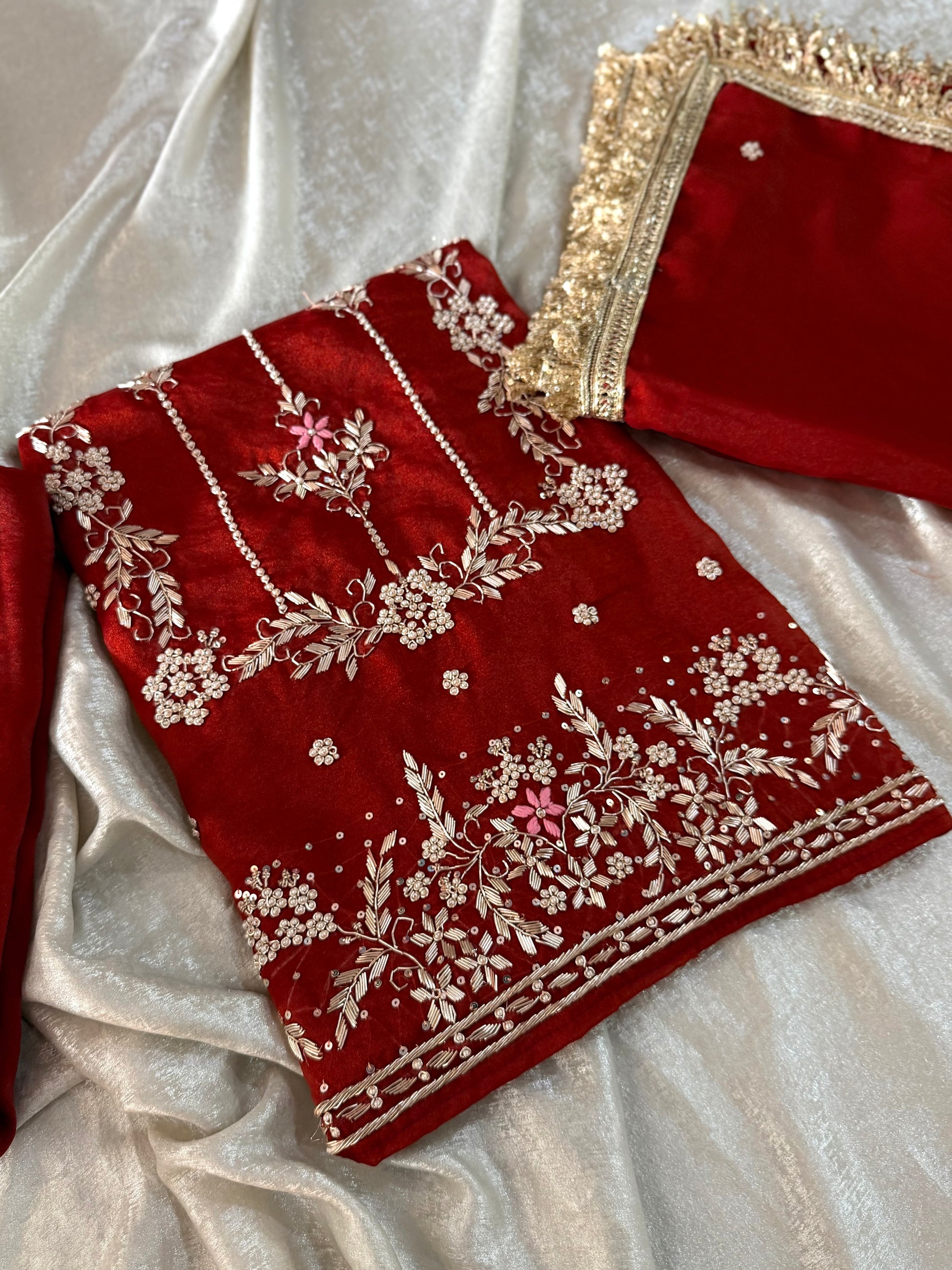 Pure zardozi work suit |  | Karishma Emporium | Elegance in Making Pure Zardozi Women wear