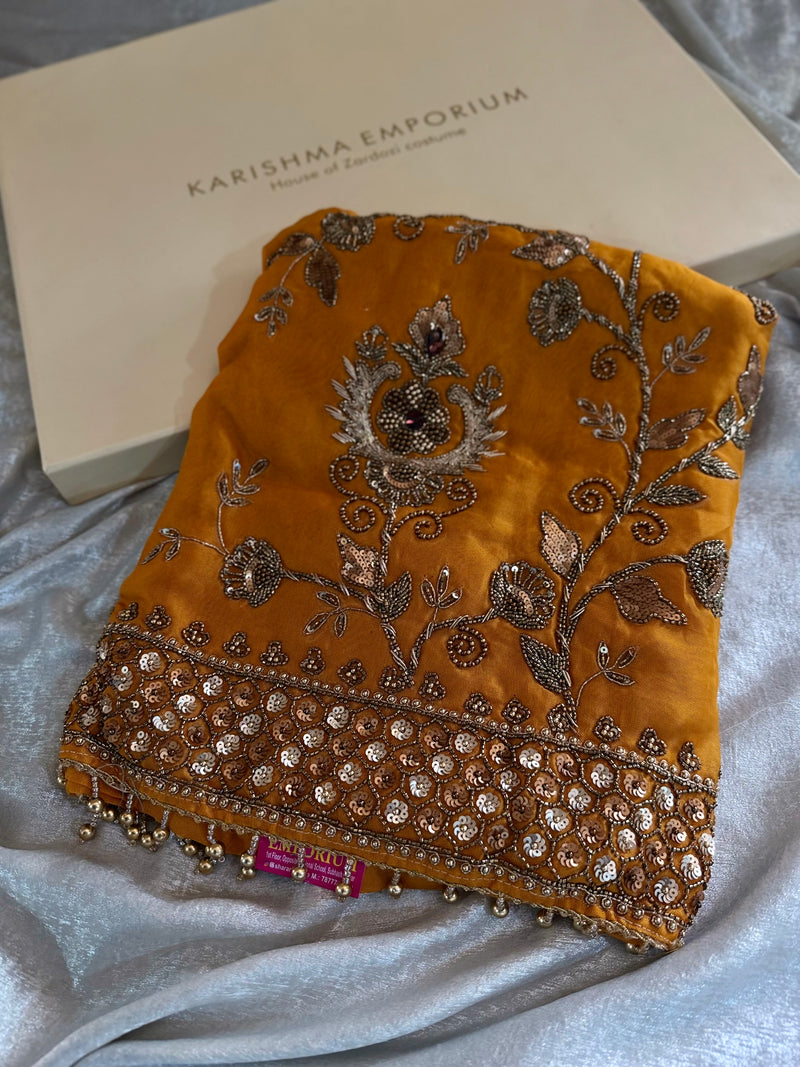 (NOOR) BEAUTIFUL ANTIQUE ZARDOZI SUITS |  | Karishma Emporium | Elegance in Making Pure Zardozi Women wear