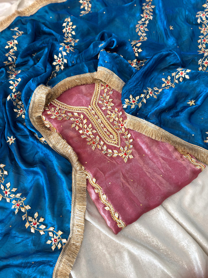 BEAUTIFUL GOTA PATTI |  | Karishma Emporium | Elegance in Making Pure Zardozi Women wear