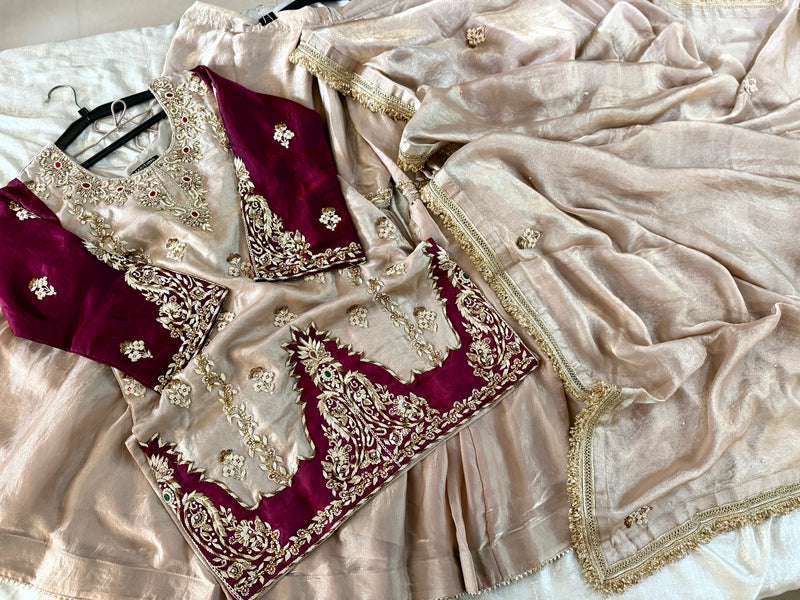 (AAFAT) |  | Karishma Emporium | Elegance in Making Pure Zardozi Women wear