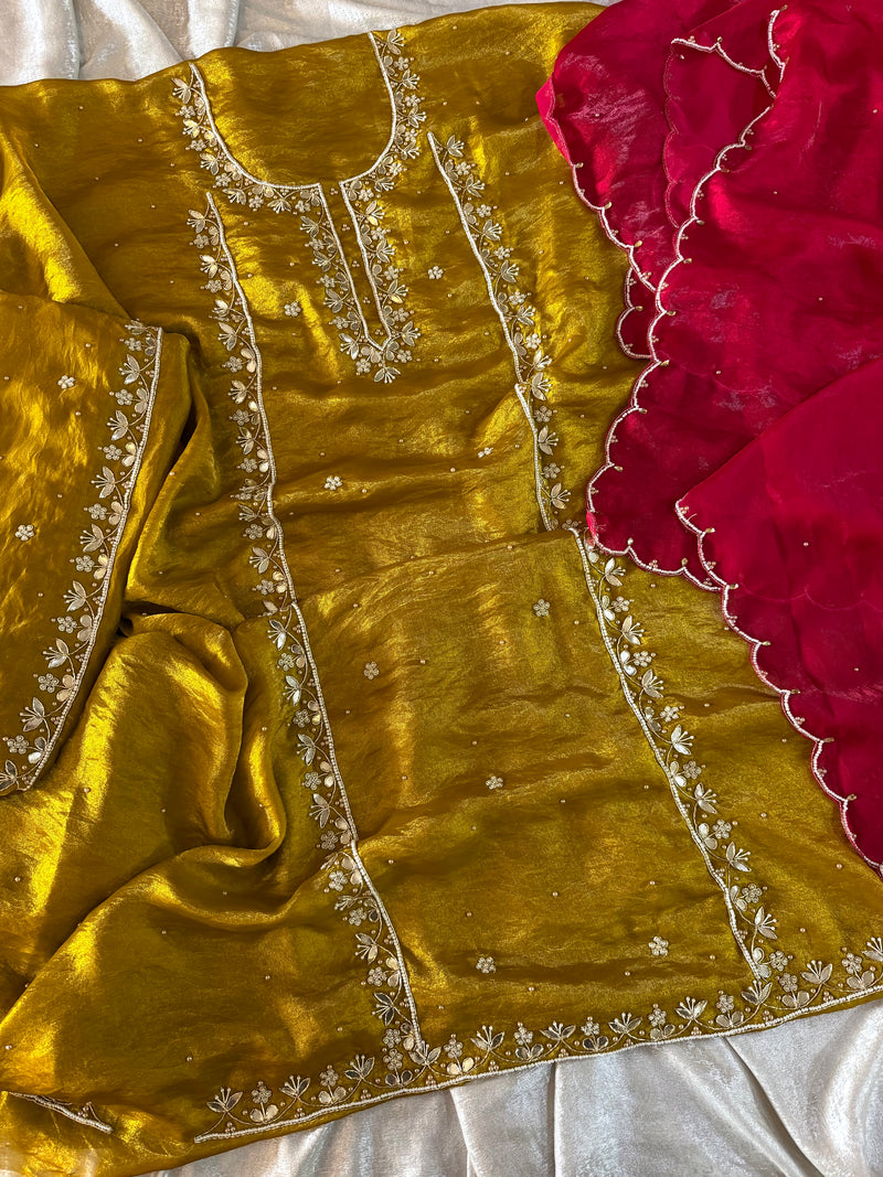 Dabka suits |  | Karishma Emporium | Elegance in Making Pure Zardozi Women wear