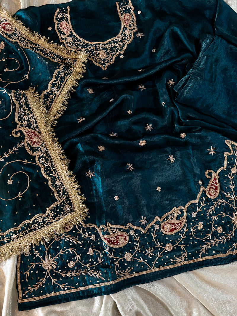 PUNJABI SUITS |  | Karishma Emporium | Elegance in Making Pure Zardozi Women wear